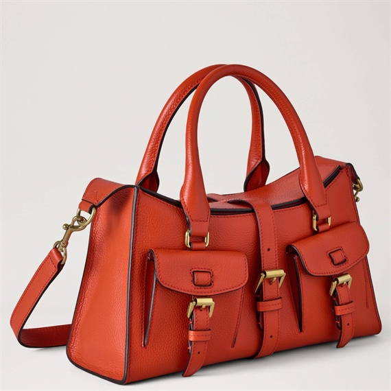 Mulberry Small Roxanne Coral Orange