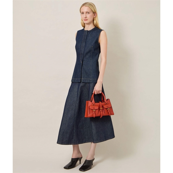 Mulberry Small Roxanne Coral Orange