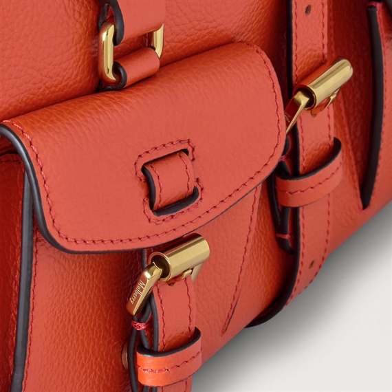 Mulberry Small Roxanne Coral Orange