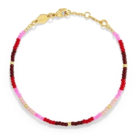ANNI LU Tie Dye Armbånd, Berry