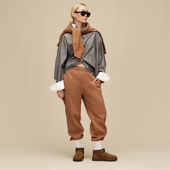 UGG Classic Ultra Mini Nubuck Støvler, Dark Chestnut