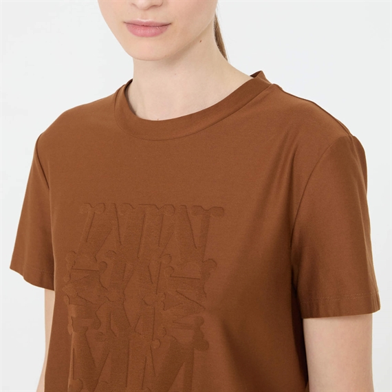 Max Mara MXMPANFILO T-shirt, Tobacco