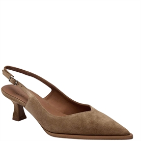 Billi Bi A8089 Slingbacks, Cuoio Babysilk Suede