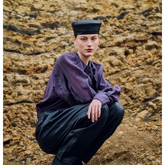 Copenhagen Muse CMMOLLY Skjorte, Plum Perfect
