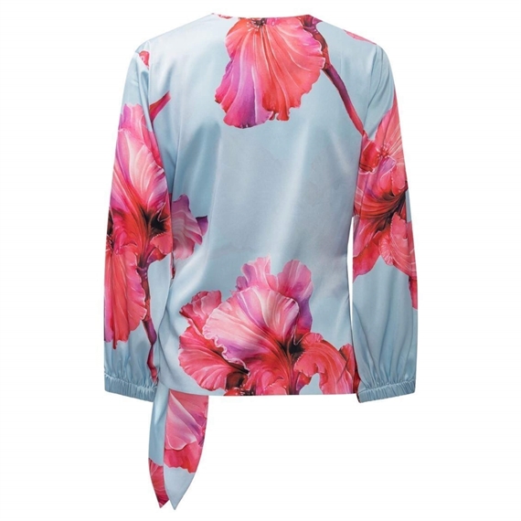 Karmamia Elena Bluse, Fuchsia Maxi Flower