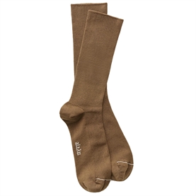 Aiayu Cotton Rib Strømper, Chestnut